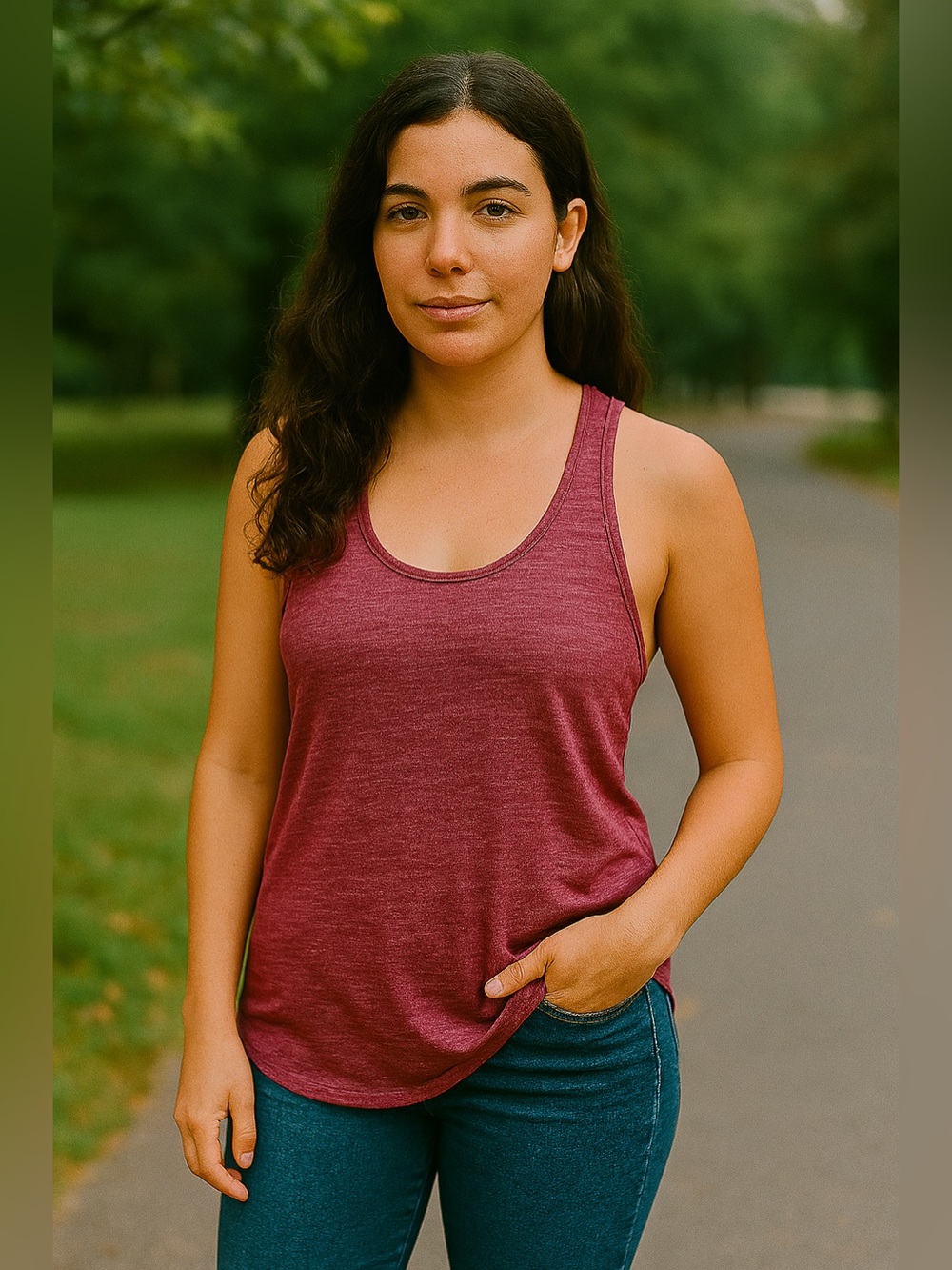Lululemon Soft Burgundy Tank Top